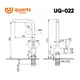 Смеситель для кухни Ulgran UQ-022-01 поворотный излив 28.1 см цвет жасмин