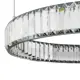 Светильник подвесной светодиодный Loft It Crystal ring 10135-800 chrome 12.07 м² теплый белый (желтый) свет цвет хром