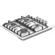Газовая варочная панель Darina 1T1 BGM 341 11 W 59 см 4 конфорки цвет белый 269279