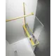 Душевая перегородка Vincea VSW-4HR100CLG 100x200см золото профиль