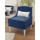 Кресло Monofix Лотти №27 59x80x54 см ткань цвет синий