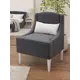 Кресло Monofix Лотти №26 59x80x54 см ткань цвет графит