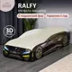 Кровать машина Romack Ralfy 85x47x195 см ЛДСП цвет черный