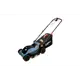 Газонокосилка аккумуляторная бесщёточная Senix Lppx2-m1-eu 40 В 38 см 2x4 Ач АКБ и ЗУ в комплекте