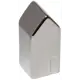 Декоративная фигура домик керамика 4.5x10 см цвет серо-белый