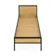 Кровать Solarius Komp80loft-lak-black-full 85 x 89 x 206 см сосна цвет бежевый