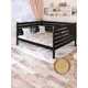 Кровать Solarius Tahta-spin140-160onix-full 150 x 101 x 170 см сосна цвет черный