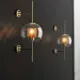 Настенный светильник Imperiumloft Catch wall ball d58 stell 189445-26 цвет коричневый