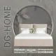 Кровать двуспальная Dg-home Эстетика 188x97x221 см велюр цвет кремовый