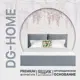 Кровать двуспальная Dg-home Эстетика 188x97x221 см велюр цвет темно-синий