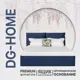 Кровать двуспальная Dg-home Эстетика 208x97x221 см велюр цвет темно-синий