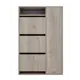 Шкаф для обуви Fabrikka 90x125x22.9 см 3 полки ЛДСП цвет бежевый