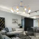 Люстра на штанге Imperiumloft Les color d95 220516-23 8 ламп 24 м² цвет черный