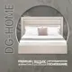 Кровать полутораспальная Dg-home Luna с подъемным механизмом и ящиком для белья 166x121x207 см велюр цвет кремовый