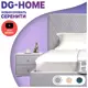 Кровать двуспальная Dg-home Серенити 189x115x215 см велюр цвет серебристый