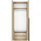 Шкаф распашной Мебельная компания е1 LCKSch_M1_800_S 81x220x52.5 см ЛДСП цвет сонома