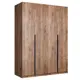 Шкаф распашной Мебельная компания е1 LCKS2_2SH_M1_1600_KT 162x220x52.5 см ЛДСП цвет крафт табачный