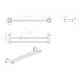 Держатель для полотенец Wonzon & woghand WW-V1102-BG 60.1см цвет жёлтый/золотой