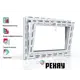 Пластиковое окно ПВХ + москитная сетка Rehau Grazio профиль 70мм 450x600мм фрамуга белый