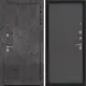 Входная дверь Bunker Марморино правый 205x96см с панелью ФЛ-609 графит софт/марморино темный