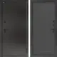 Входная дверь Bunker Тепло правый 205x88см с панелью ФЛ-609 графит софт/букле темный