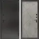 Входная дверь Bunker Тепло правый 205x96см с панелью ФЛ-291 бетон серый (светлый)/букле темный
