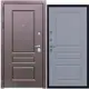 Входная дверь Diva ДХ-27 205x86см левый крафтовый дуб/Д13 силк маус