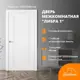 Дверной блок Belwooddoors Либра глухой без замка и петель в комплекте 200x60см белый