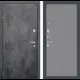 Входная дверь Labirintdoors Лофт с панелью Хомс левый 205x88см цвет бетон темный/серый софт рельеф