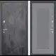 Входная дверь Labirintdoors Лофт с панелью Амстрод правый 205x96см цвет бетон темный/серый софт рельеф