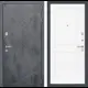 Входная дверь Labirintdoors Лофт с панелью П11 правый 205x96см цвет бетон темный/белый софт