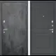 Входная дверь Labirintdoors Лофт с панелью П11 правый 205x88см цвет бетон темный/графит софт
