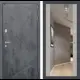 Входная дверь Labirintdoors Лофт 205x96см правый цвет грей софт/бетон темный с зеркалом ФЛЗ-1
