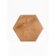 Стеновая панель 3D Paneliavrora Hexagon 220x190x16мм 1м² лиственница охотская 32шт