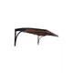 Козырек Artcore YS51BLK 80x37x115см синий/коричневый