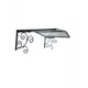 Козырек Artcore YS136BLP 80x37x115см синий/прозрачный