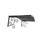 Козырек Artcore YS135SBL 80x37x115см синий/серый