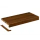 Подоконник Crystallit 1100x250мм орех матовый