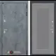 Входная дверь Labirintdoors Бетон Амстрод правый 205x96см цвет бетон темный/серый софт рельеф