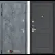 Входная дверь Labirintdoors Бетон П11 левый 205x96см цвет бетон темный/графит софт