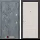 Входная дверь Labirintdoors Бетон П03 правый 205x96см цвет бетон темный/сандал белый