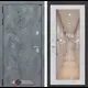 Входная дверь Labirintdoors Бетон зеркало П18 левый 205x88см цвет бетон темный/сандал белый