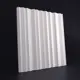 Гипсовая 3D панель Weissenberg Зигзаг цвет белый 500x500x22мм 0.25м²