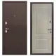 Входная дверь Diva Foreman Т правый 205x86см цвет антик медь/бежевый клен