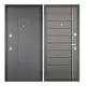 Входная дверь Unicorn Apartment правый 205x96см цвет графит букле/орех пепельный