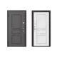 Входная дверь Doorhan Премиум New левый 205x88см цвет дуб графит/дуб Белый Классика