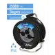 Удлинитель на катушке Космос YKKsm30m-4g-Z(16A)IP 4 розетки с заземлением 3x1.5 мм 30 м 3500 Вт цвет черный