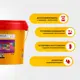Эпоксидная затирка Sika SikaCeram®-815 EG двухкомпонентная швов шириной от 1 до 15 мм цвет сиреневый