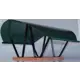Колпак на трубу 510x510мм цвет ral 6005 с каркасом из стальной полосы 20x4 мм