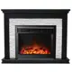 Каминокомплект Inter Flame Сиена черный с очагом Jupiter BLT-999A-1/Black 1700Вт